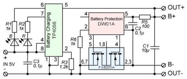 Batteries Tp4056 Module Parallel Output Electrical Engineering - High Resolution Minimal Textures for Desktop