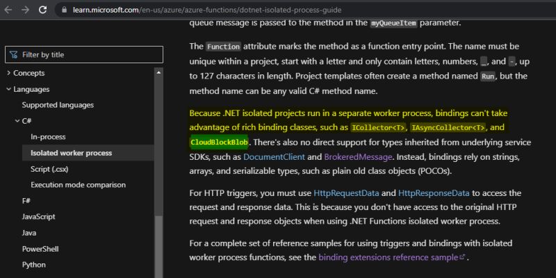 Blobtrigger Binding Durable Isolated Function With Blobclient Binding - Classic Landscape Photo - Retina