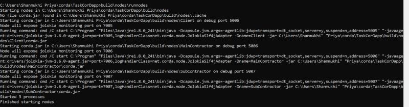 Corda Having A Problem With Build Nodes Runnodes Stack Overflow - Best Dark Textures in Desktop