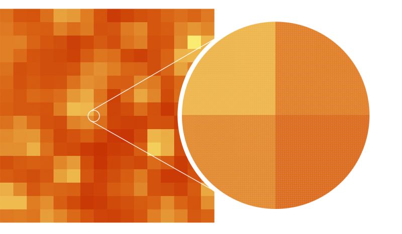 Vector Vectorizing Pixels In Bitmap Images For Infinite Resizing - Mobile Sunset Illustrations for Desktop