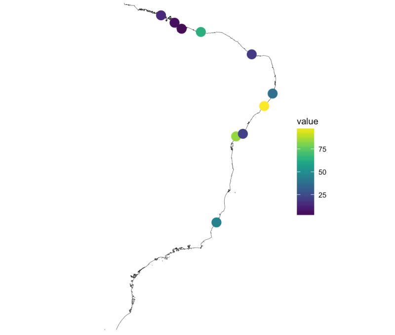 Ggplot2 Maps With R Can T Change The Projection For Points Coordinates Stack Overflow - Sunset Texture Collection - Ultra HD Quality