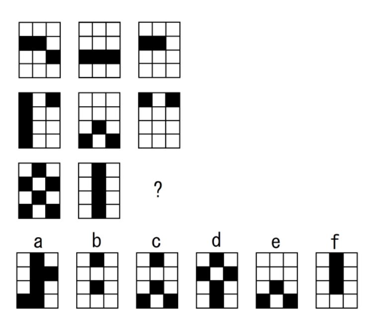 Pattern Iq Test Question Black And White Squares Puzzling Stack - Perfect 8K Gradient Textures | Free Download