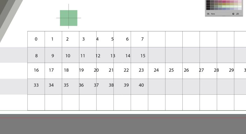 Grid Made With Rectangle Tool And Makegrid Script Then Divided Using - Retina Dark Patterns for Desktop