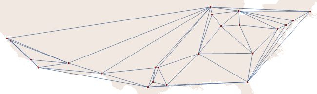 Curated Data Building Graph Based On The Cities Connection - Premium Geometric Illustration Gallery - Ultra HD
