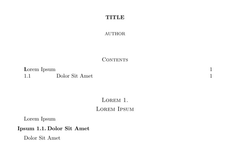 Table Of Contents Make A Subsection Appear In The Toc Without A Subsection Existing Tex - City Art Collection - Retina Quality