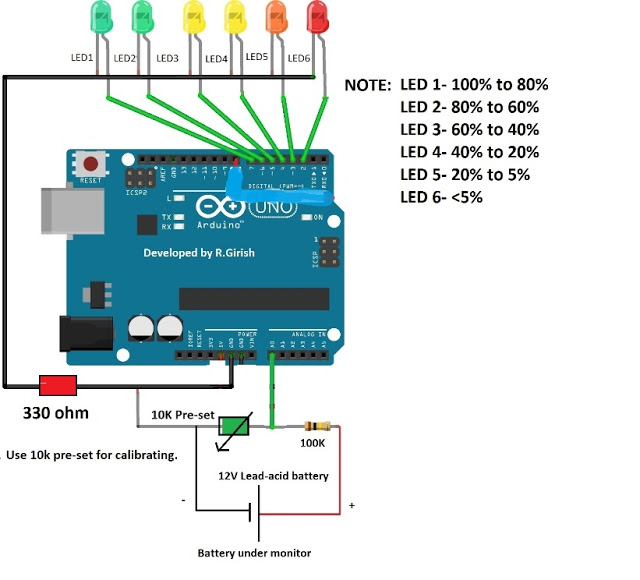 Arduino Battery Level Indicator Electrical Engineering Stack Exchange - Light Design Collection - Desktop Quality