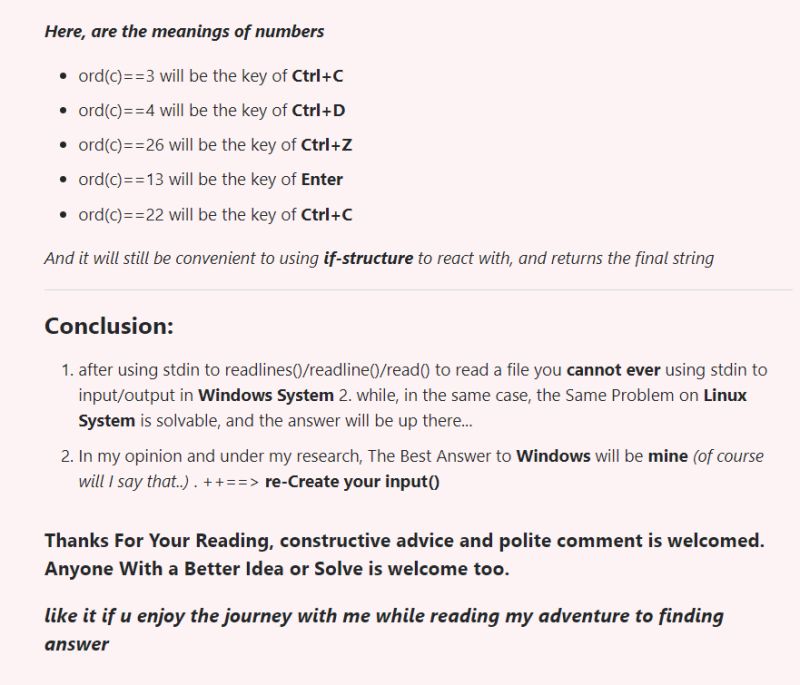 Python When Using Sys Stdin Read Why I Am Not Able To Input From Keyboard Stack Overflow - Best Nature Photos in Full HD