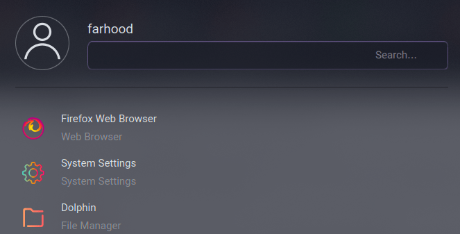 Latte Dock. As you can see, the placeholder is gone to the right of the text box.