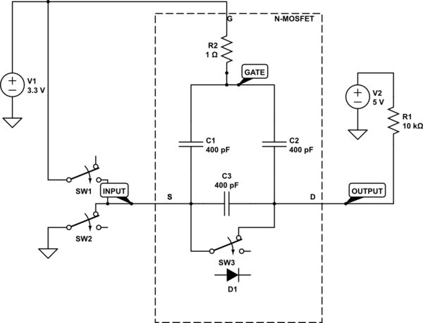 Mosfet Capacitance Charging Question Electrical Engineering Stack - High Quality Minimal Picture - Full HD