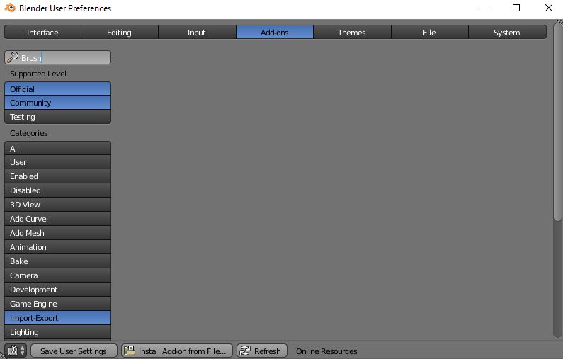 Add On Import Brush Set Blender Stack Exchange - Best City Patterns in Mobile