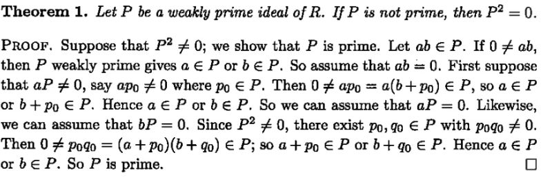 Abstract Algebra Weakly Prime Ideal Mathematics Stack Exchange - Beautiful Full HD Colorful Patterns | Free Download