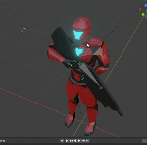 Rigging Two Handed Weapon In Blender 2 8 Blender Stack Exchange