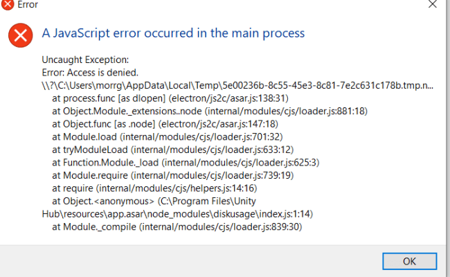 A Javascript Error Occurred In The Main Process Faceit как исправить виндовс 10 Altarena Ru