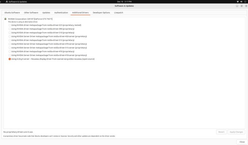 Cannot Install Graphics Driver Via Additional Drivers Gui - Elegant Minimal Design - 8K