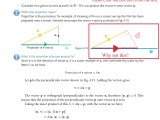 Vector Projection Problems