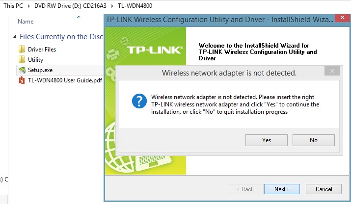 This adapter also lets you connect to any public wireless hotspots. Why Is My Tp Link Tl Wdn4800 Wireless Network Adapter Not Detected In Windows 8 1 Super User
