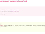 Javascript Typeerror Cannot Read Property Classlist Of Undefined
