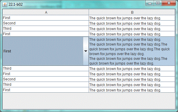 Java How To Control Height Of Combobox Editor Within A Jtable With - Ultra HD Nature Background - 4K