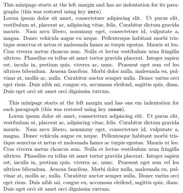 Indentation Formatting Minipage Restore Indent Tex Latex Stack - Stunning Abstract Texture - Desktop