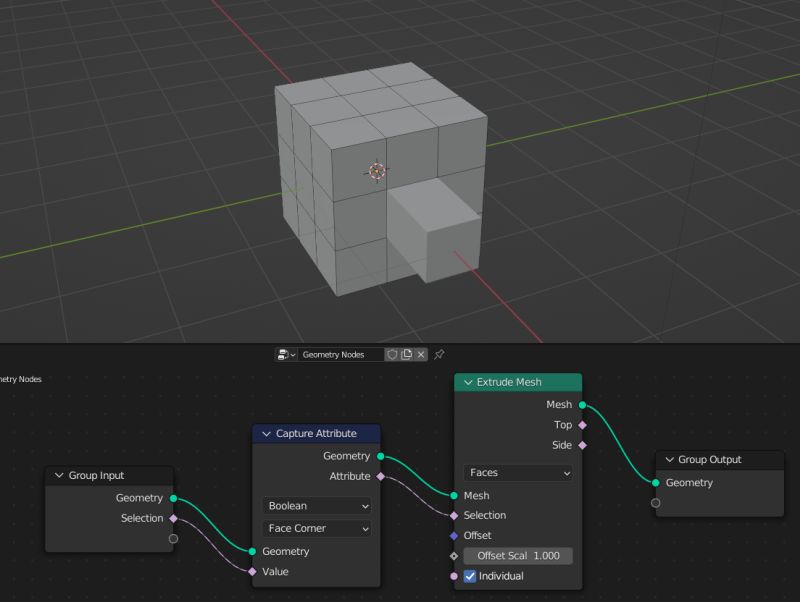 How To Transform Only Face With Geometry Node Blender Stack Exchange - Best Nature Images in 4K