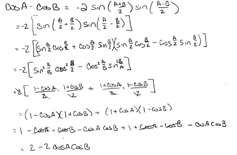 Product To Sum Trigonometry Identity Mathematics Stack Exchange - Download Classic Vintage Illustration | High Resolution