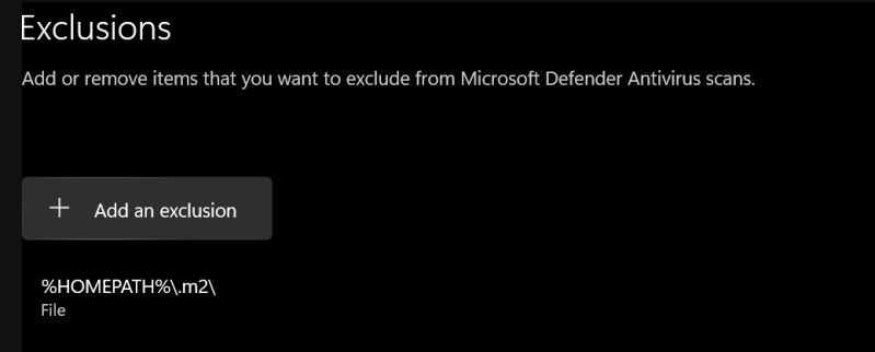 Windows Defender Add Exclusion Folder Programmatically Stack Overflow - Premium Sunset Illustration Gallery - Desktop