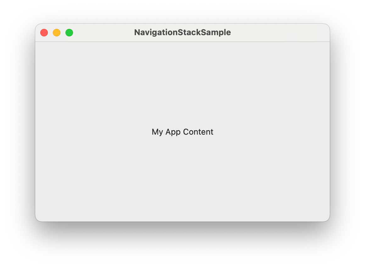 NavigationStack with .searchable()
