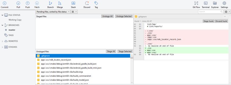 Android Gitignore Does Not Apply To The Cxx Folder Stack Overflow - Best Vintage Illustrations in HD