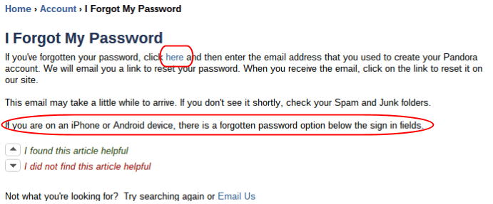 Frontier internet service ventures off the beaten path to provide internet in rural areas. Pandora Password Recovery Web Applications Stack Exchange