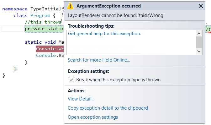 C Better Typeinitializationexception Innerexception Is Also Null - 4K Geometric Patterns for Desktop