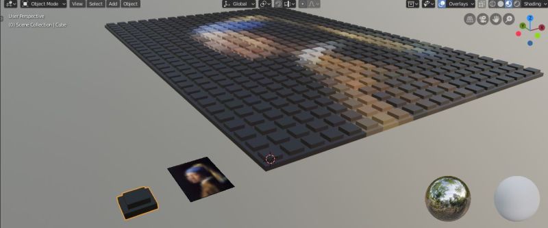 Scripting Create Geometry Based On An Image Blender Stack Exchange - Stunning 8K Space Patterns | Free Download