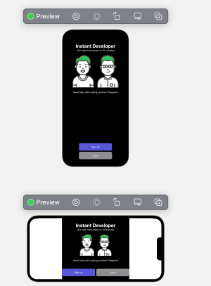 White margins on the horizontal sides of the black background