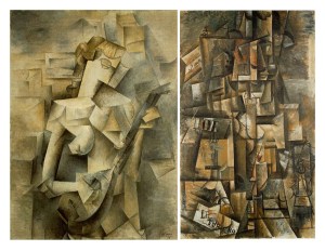 cubism cubist movement simple examples called picasso pablo paintings polygons lots which stack