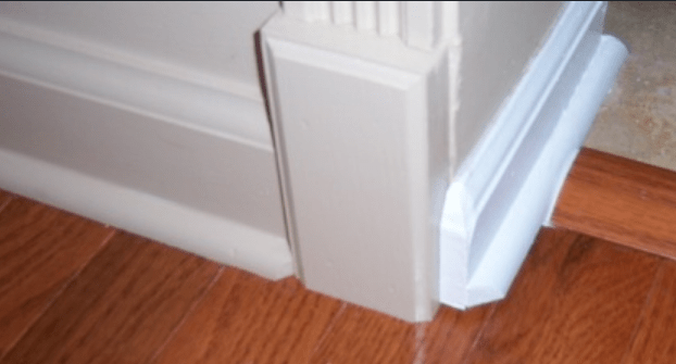 In one motion, drop your shoulder, turn your wrist so that your palm is facing you,. Closing Gap Around Floor Transition Strip And Door Trim Home Improvement Stack Exchange