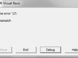 Windows 7 Type Mismatching Vb6 Error Handling Stack Overflow