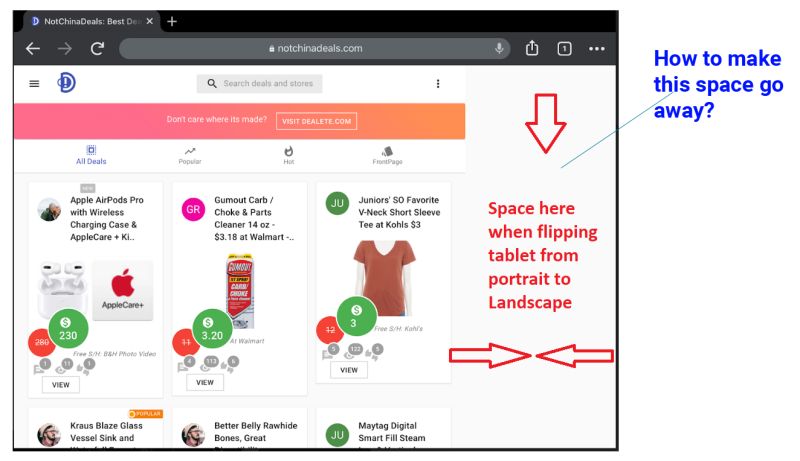Overlay Rotates To Portrait In A Landscape App Issue 1798 React - Gorgeous Full HD Dark Backgrounds | Free Download