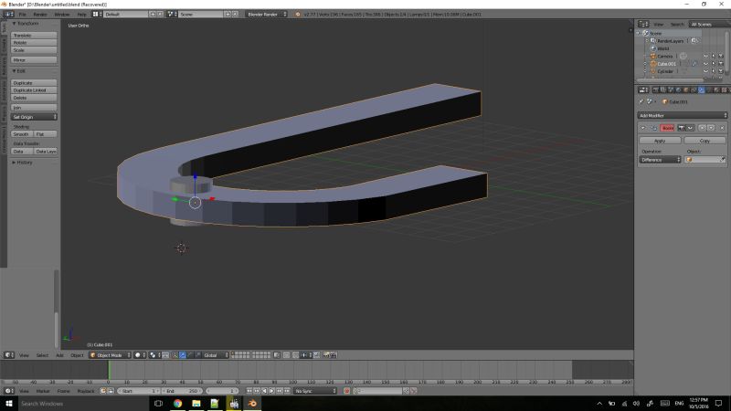 Mesh How To Do Difference Boolean Between Two Objects In Blender Blender Stack Exchange - Download Classic Gradient Pattern | HD