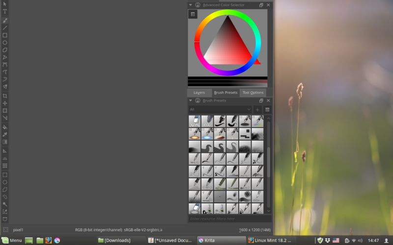 Linux Mint 18 2 Krita Window Missing Maximize Button And Can T Resize - Premium Gradient Texture Gallery - Retina