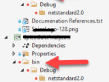 Git Visual Studio Keeps Showing The Bin Folder In My Project Stack