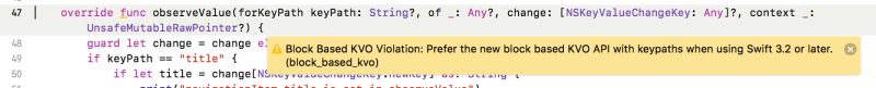 Rule Request Prefer New Block Based Kvo Api In Swift 3 2 Or 4 Issue - Stunning Abstract Wallpaper - HD