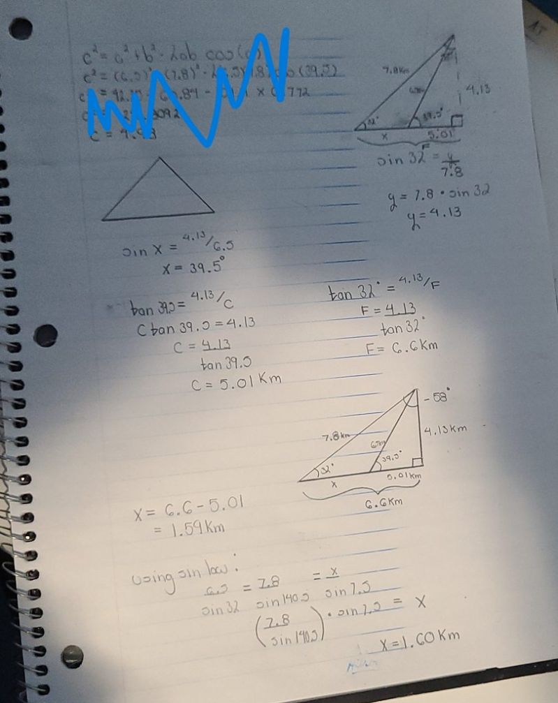 Trigonometry Find Distance Based On Angle Mathematics Stack Exchange - Nature Designs - High Quality HD Collection