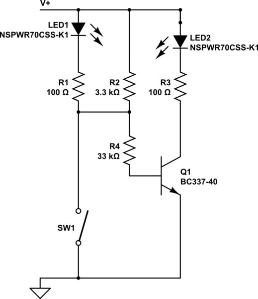 Alternating Between Two Leds Using Bjts Electrical Engineering Stack - Incredible Colorful Texture - Full HD
