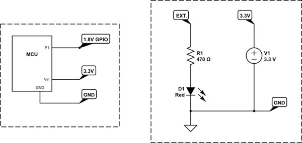 1 Gpio 2 Led Circuitlab - Download Ultra HD Space Design | High Resolution