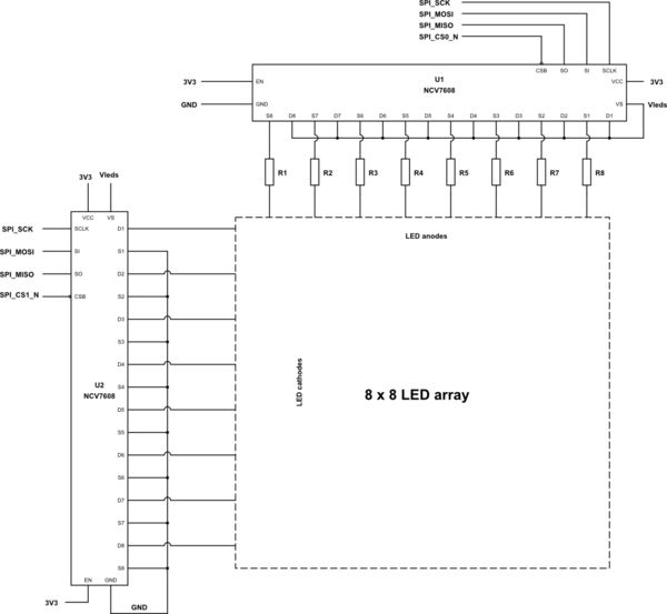 Led Matrix Darlington Transistor Array Electrical Engineering Stack Exchange - Incredible Light Wallpaper - Retina