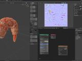 Texturing Baking A Displacement Map With Blender 2 8 And Cycles