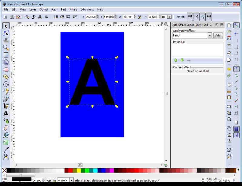Inkscape Text Spacing - Abstract Arts - Elegant Mobile Collection