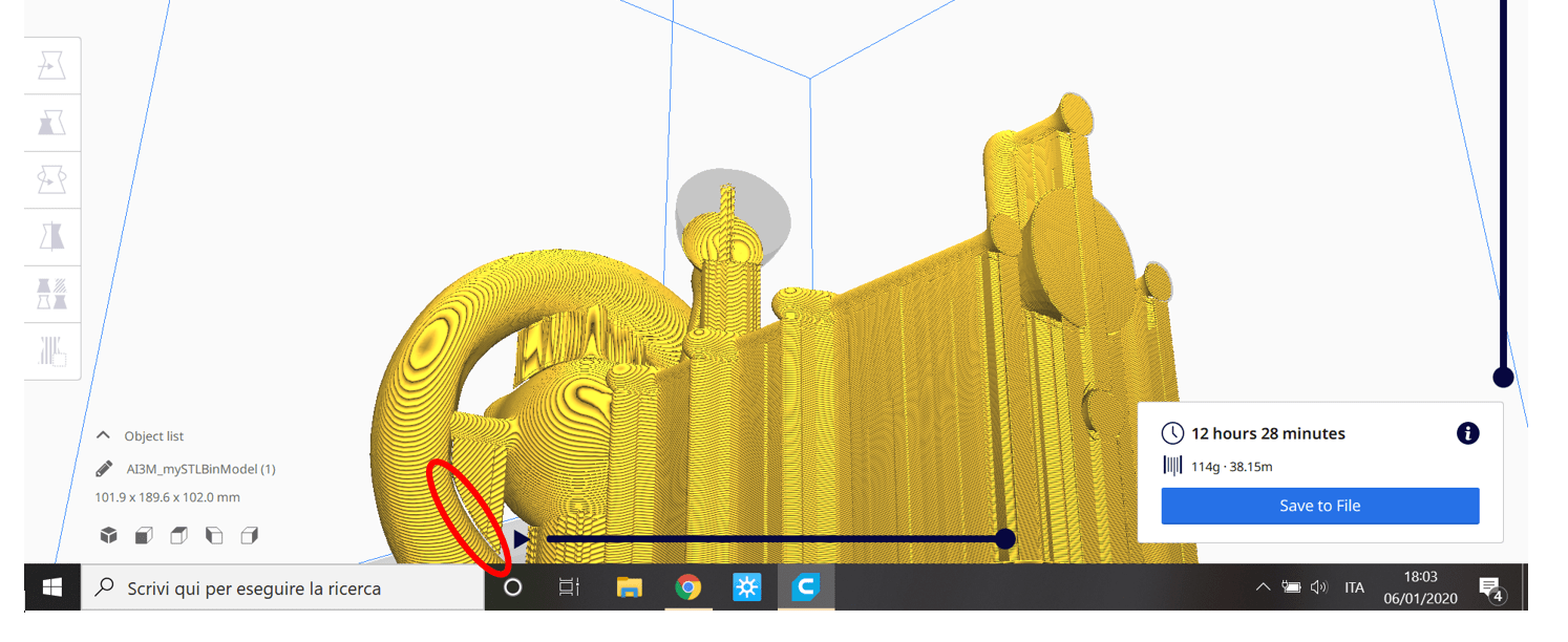 Cura Is Printing Support On Nothing 3d Printing Stack Exchange