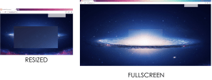 blur background css glossy js div javascript using does resized stack