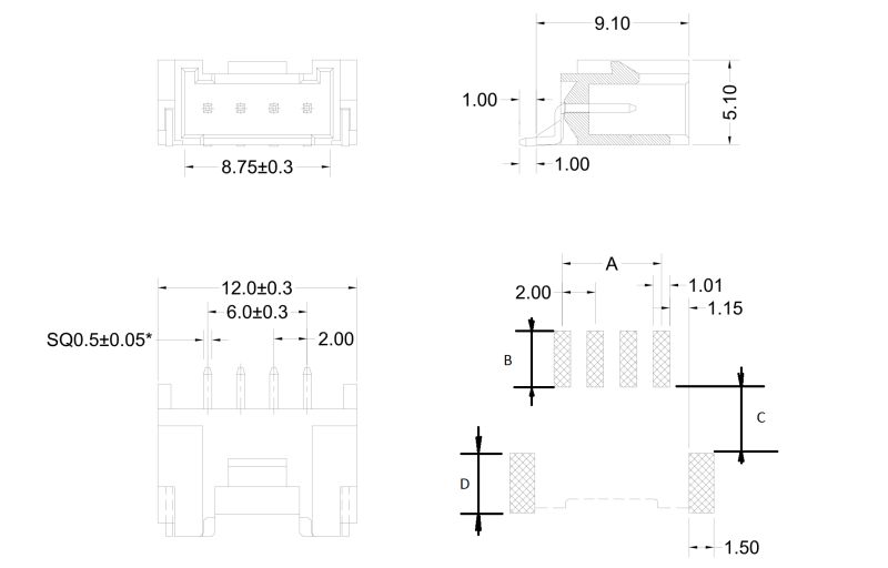 Connector Footprint Measures Electrical Engineering Stack Exchange - Best Abstract Images in 4K