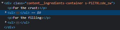 DOM output
